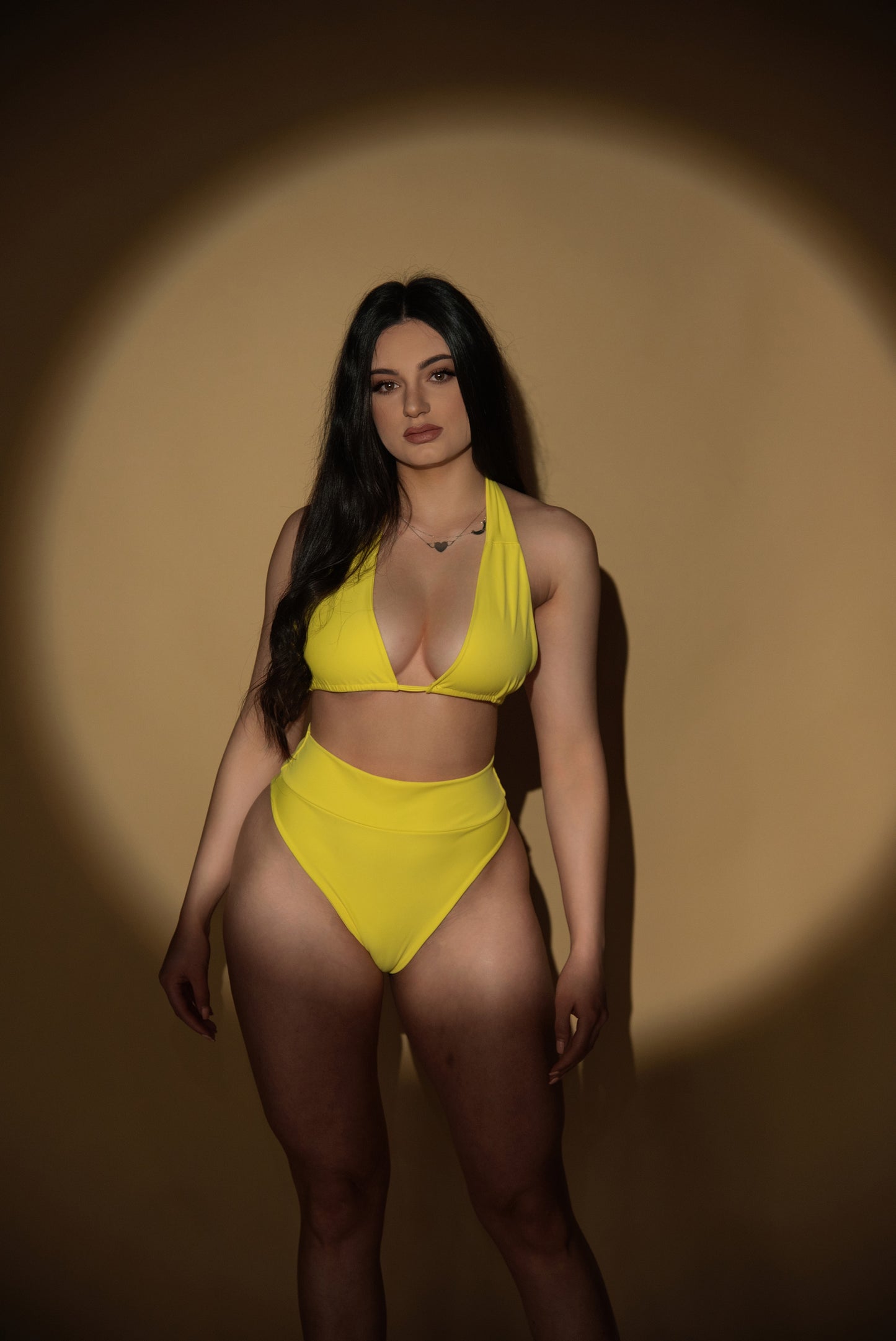 Sun Kissed Bikini in Yellow High Waist